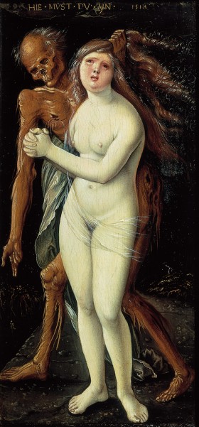 La jeune fille et la mort (Hans Baldung - 1517)