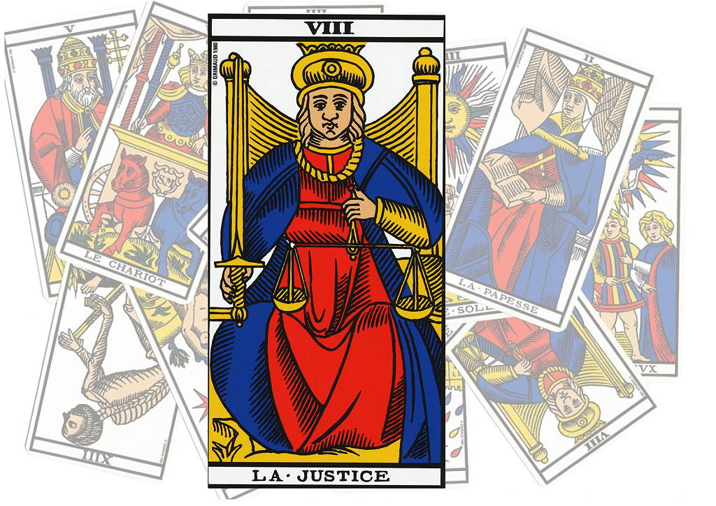 Le Tarot de l’art d’aimer : La Justice