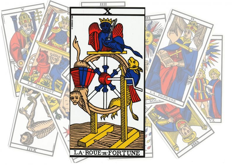 Le Tarot de l’art d’aimer : La roue de fortune