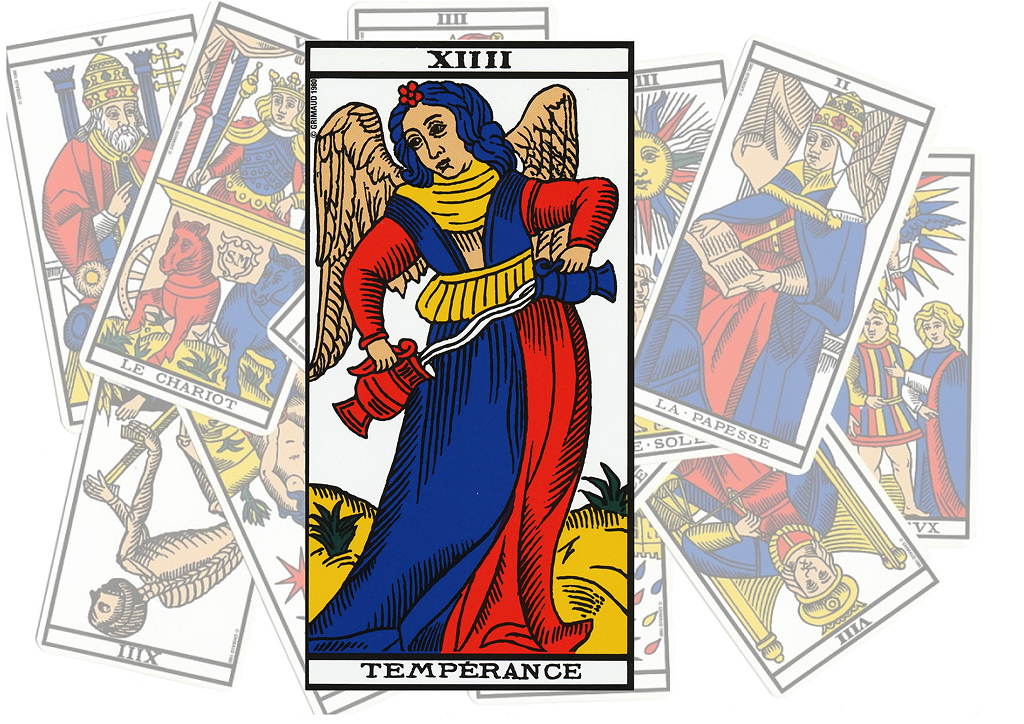 Le tarot de l’art d’aimer : La Tempérance