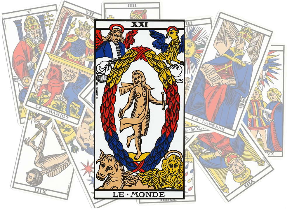 Le tarot de l’art d’aimer : Le Monde