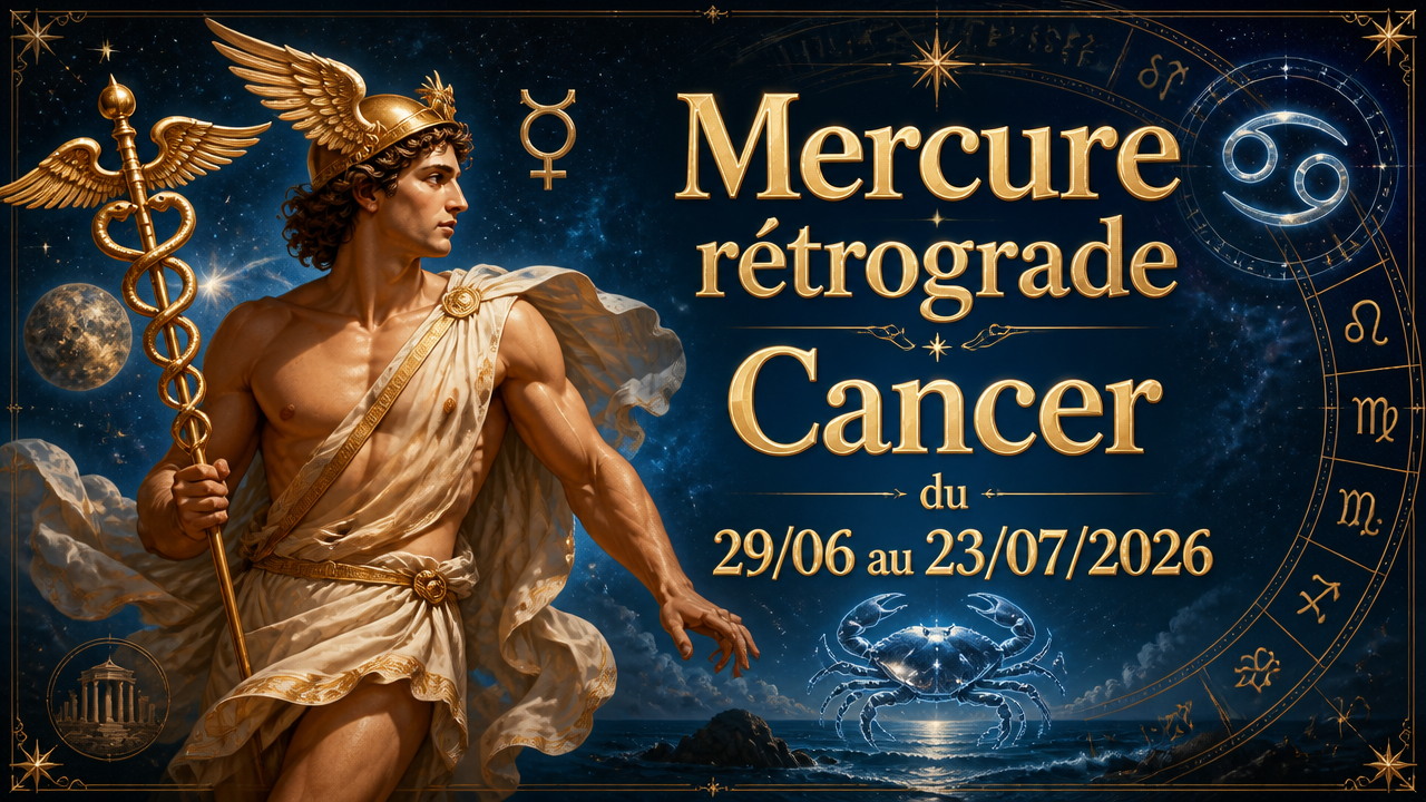 Mercure rétrograde Cancer : 28/06-23/07/2026